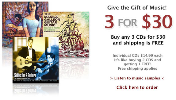 Florante Aguiar CDs - 3 for $30